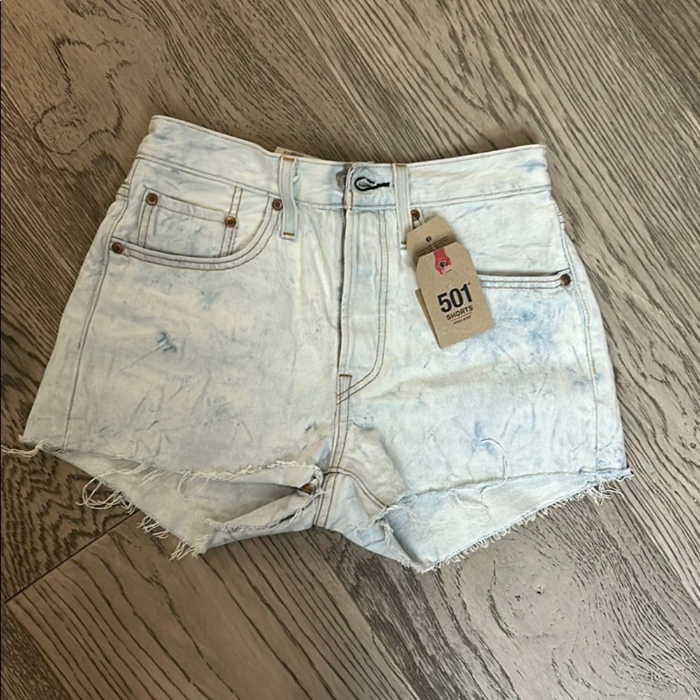 Levi 501 High Rise Jean shorts